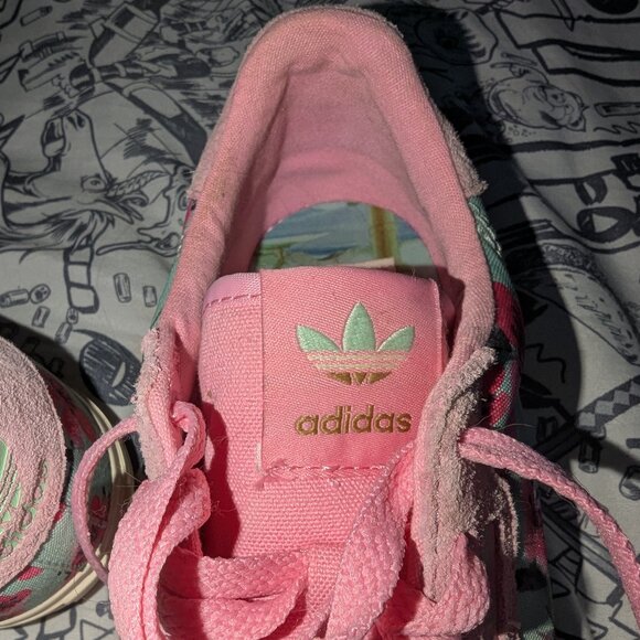 RARE Limited Edition Adidas x Arizona Tea Green Tea Sneakers - Picture 3 of 9